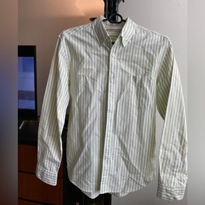 Green stripe 8 seconds dress shirts